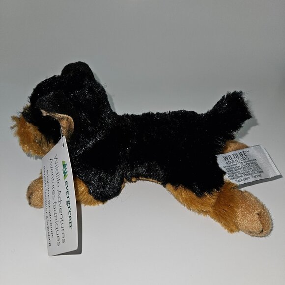 NEW Wildlife Adventures Puppy Dog Yorkshire Terrier Plush 8" Long Evergreen 2023 - Picture 2 of 9